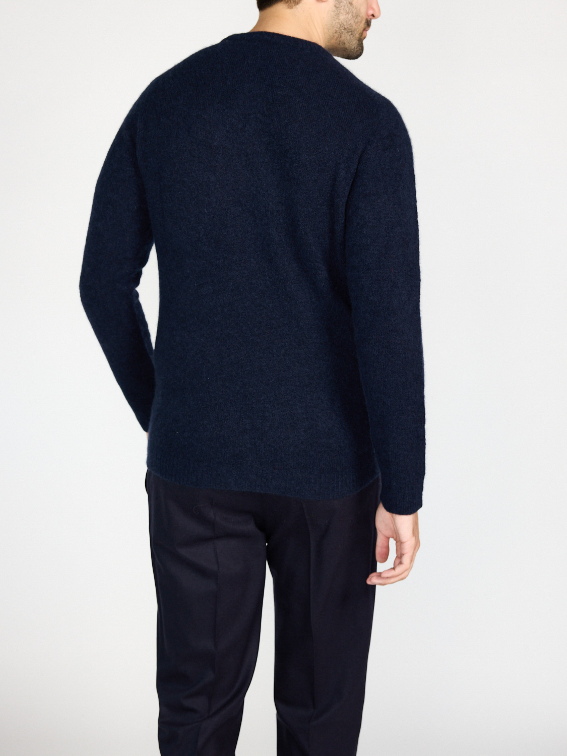 Roberto Collina Pullover aus Cashmere-Seide-Mix   marina 52