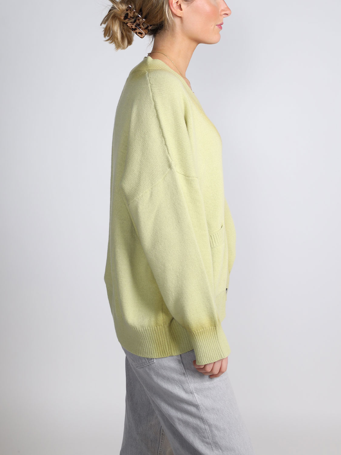 Roberto Collina Cardigan Spray – cardigan made from a wool cashmere blend  green XS