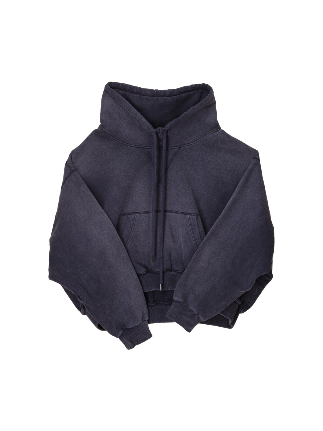 Funnel Neck – cropped popover hoodie 