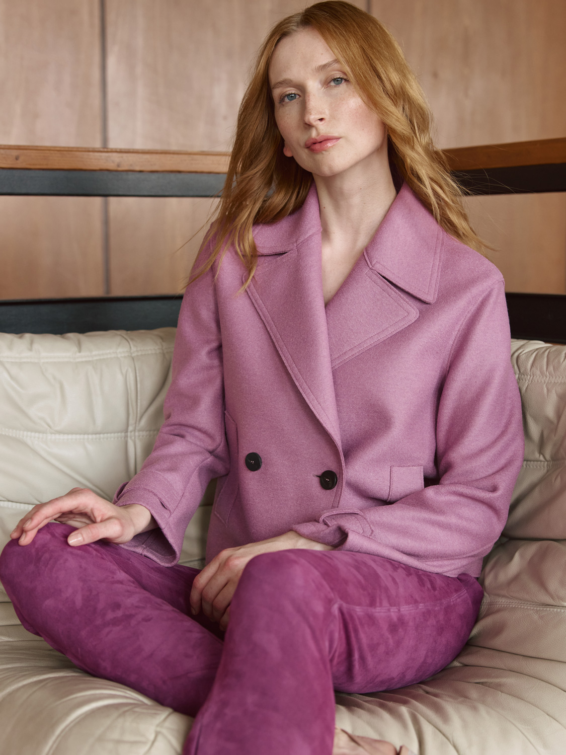 Harris Wharf London Cabanjacke morado 34