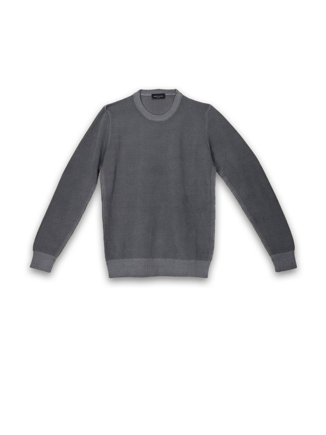 Roberto Collina Sweater with ajour knit pattern grey 52