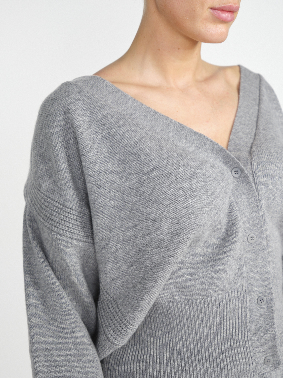 Cash – Cashmere Cardigan   hellgrau 34