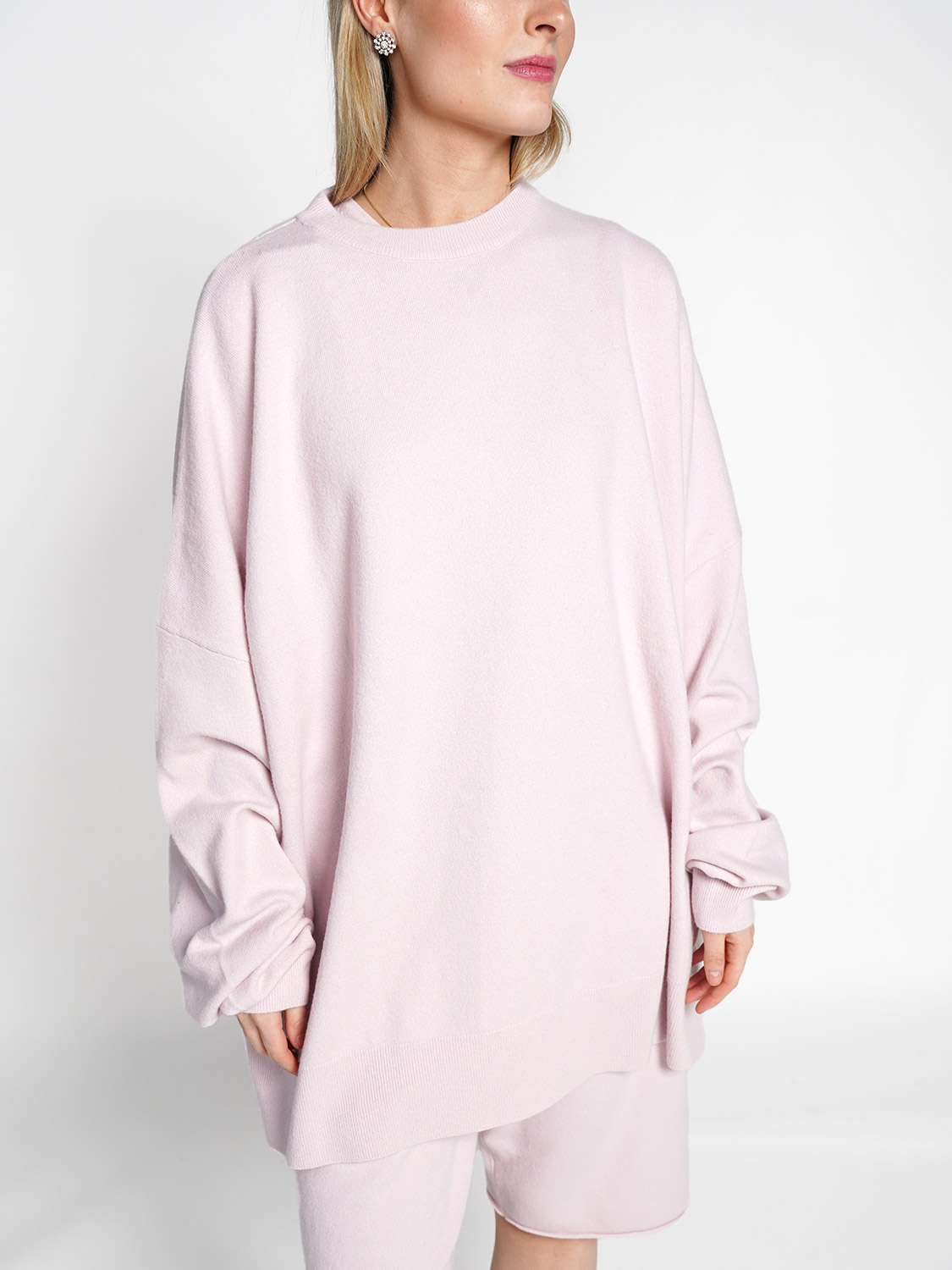 Extreme Cashmere N°246 Juna - Oversized cashmere sweater   rosa One Size