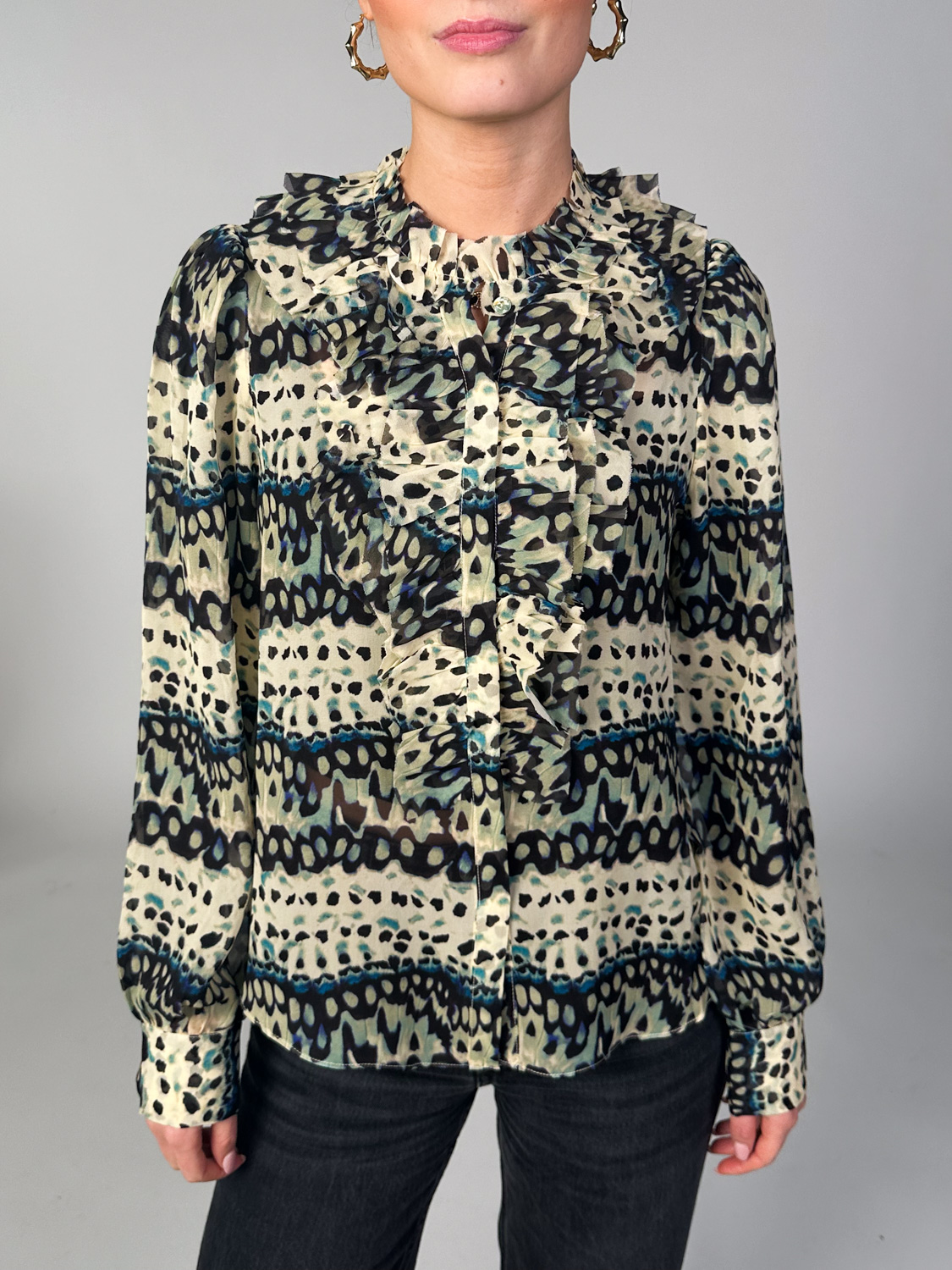 Ulla Johnson Clio – blouse with a playful pattern  multi 34