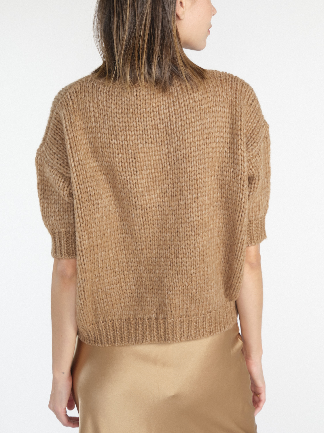 Roberto Collina Pullover aus Alpaka-Woll-Mix   marrón XS