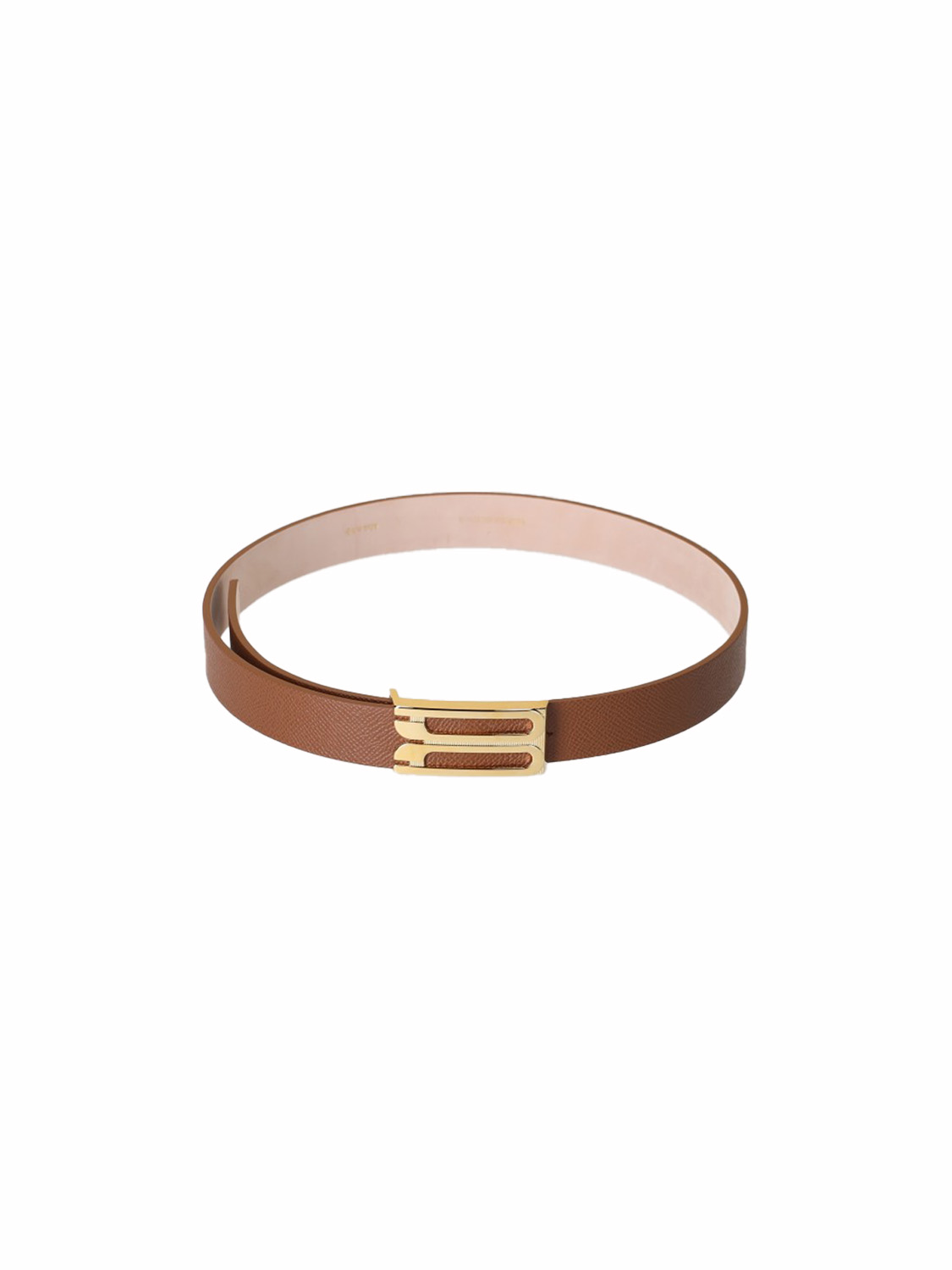 Victoria Beckham Regular Bucket Belt – Narrow belt  brown S