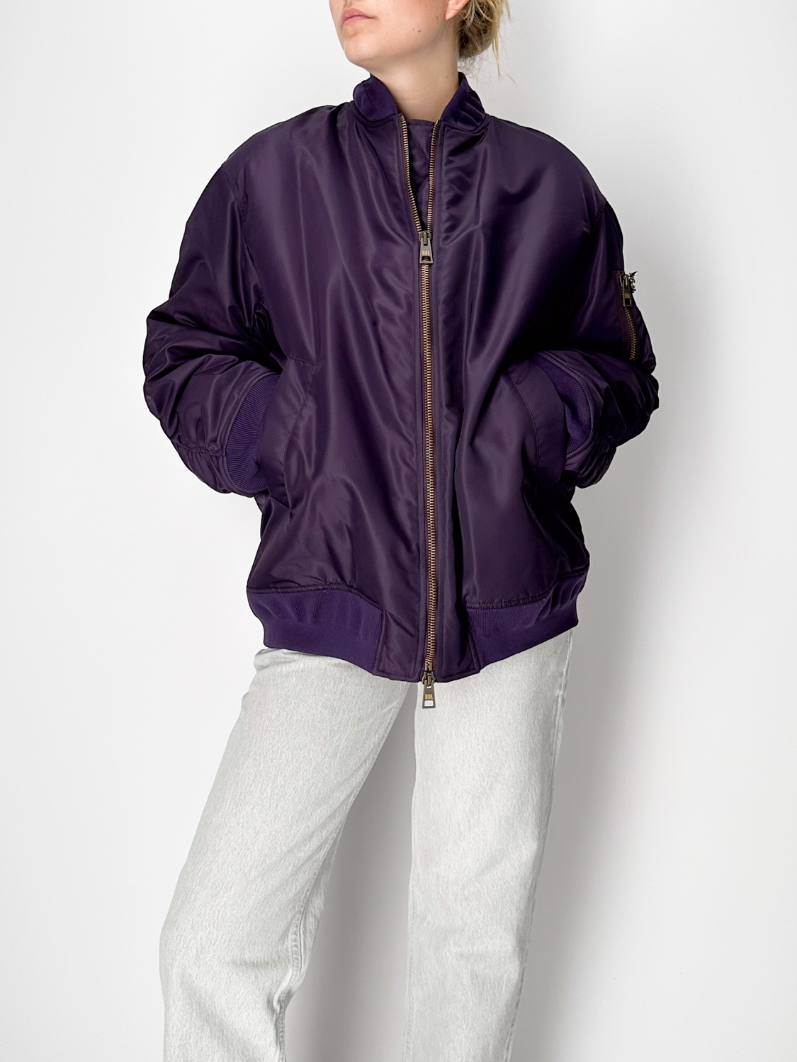 Bazar Deluxe Oversized Bomberjacke mit Glitzer-Detail    viola 34