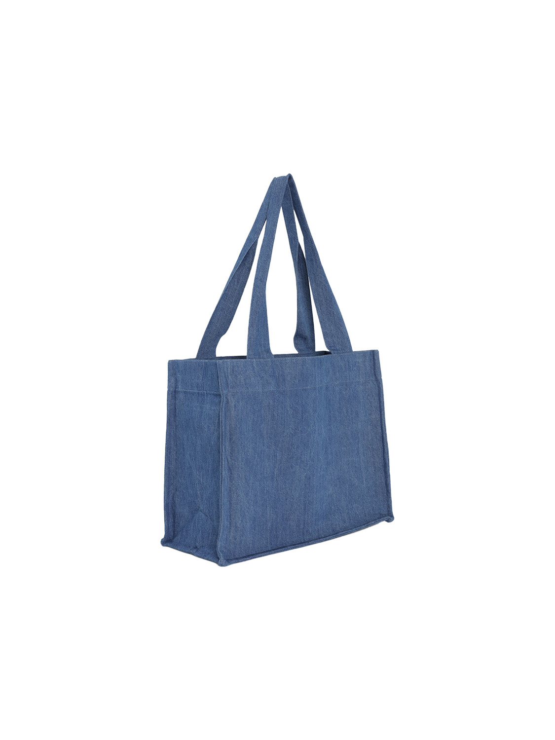 Ganni Blude Demin tote bag   blue One Size