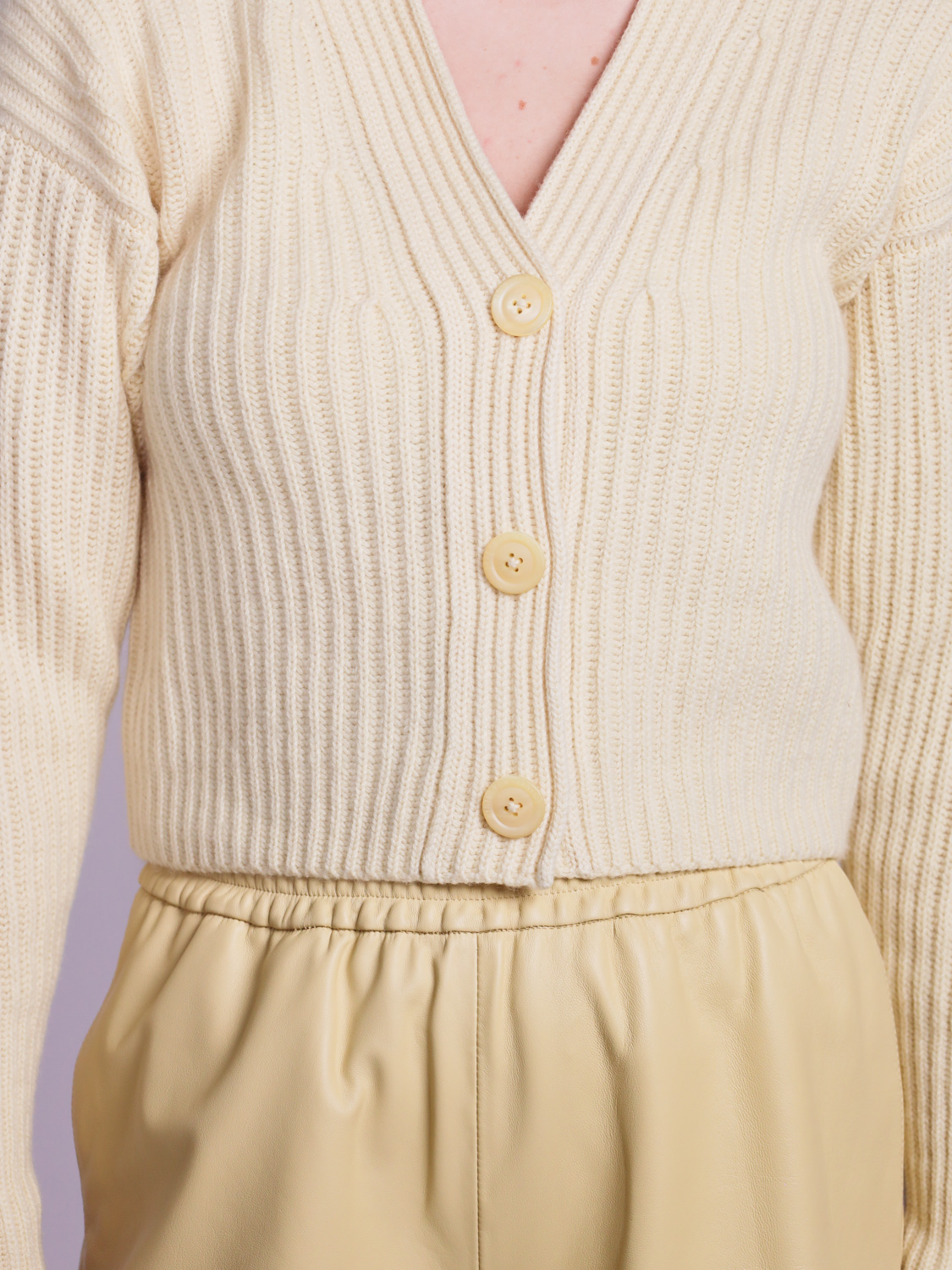 Iris von Arnim Goa – Cashmere Cardigan  yellow M