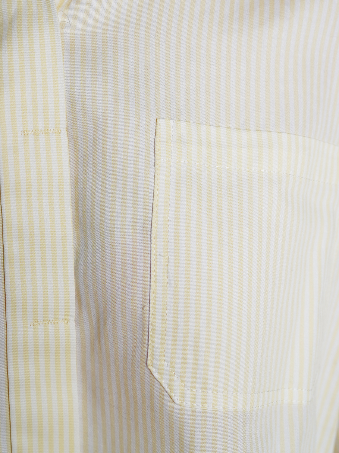 Simkhai Renata L/S - striped shirt  yellow XS