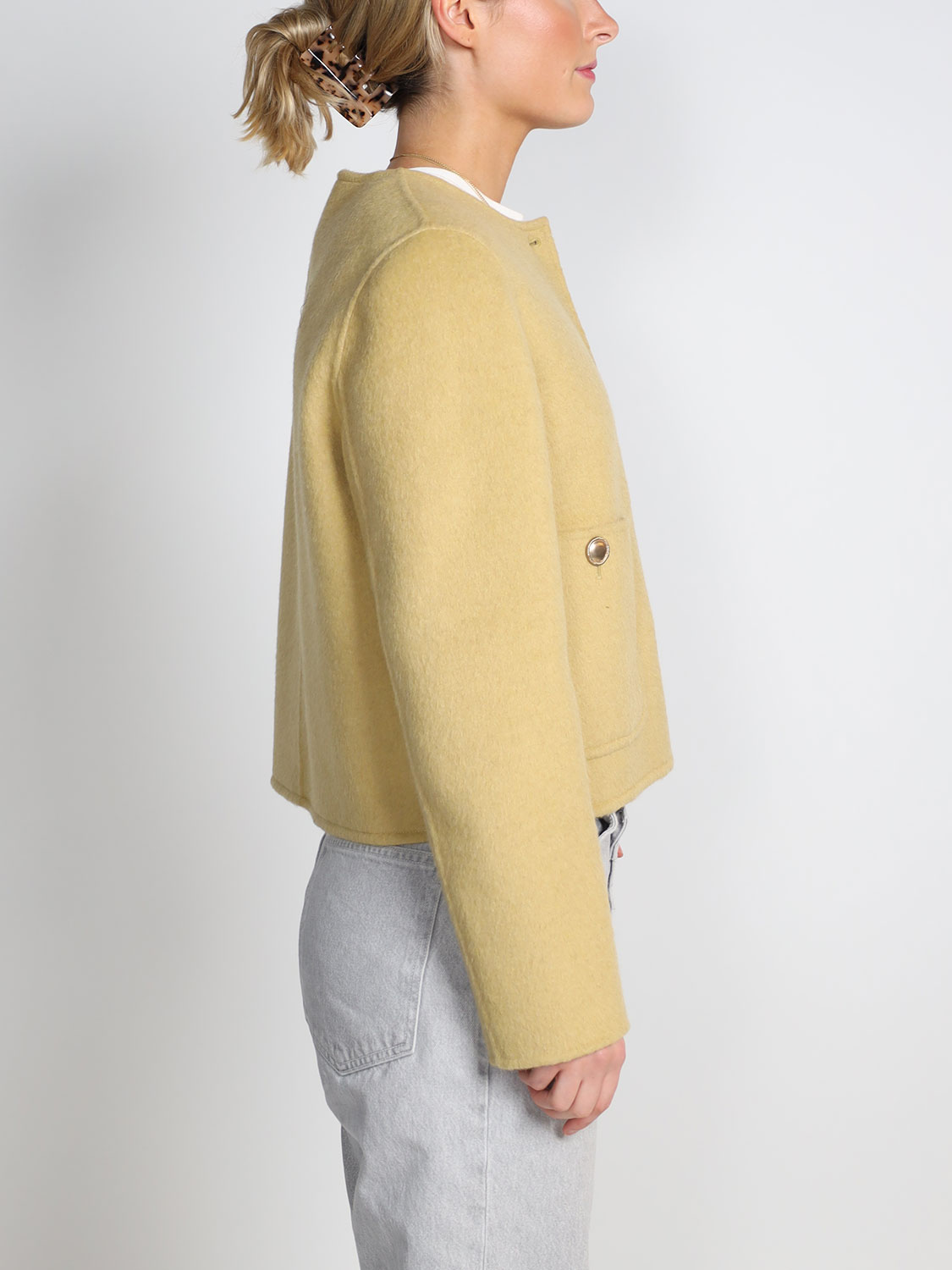 Arma Alains - Short wool jacket   yellow 34