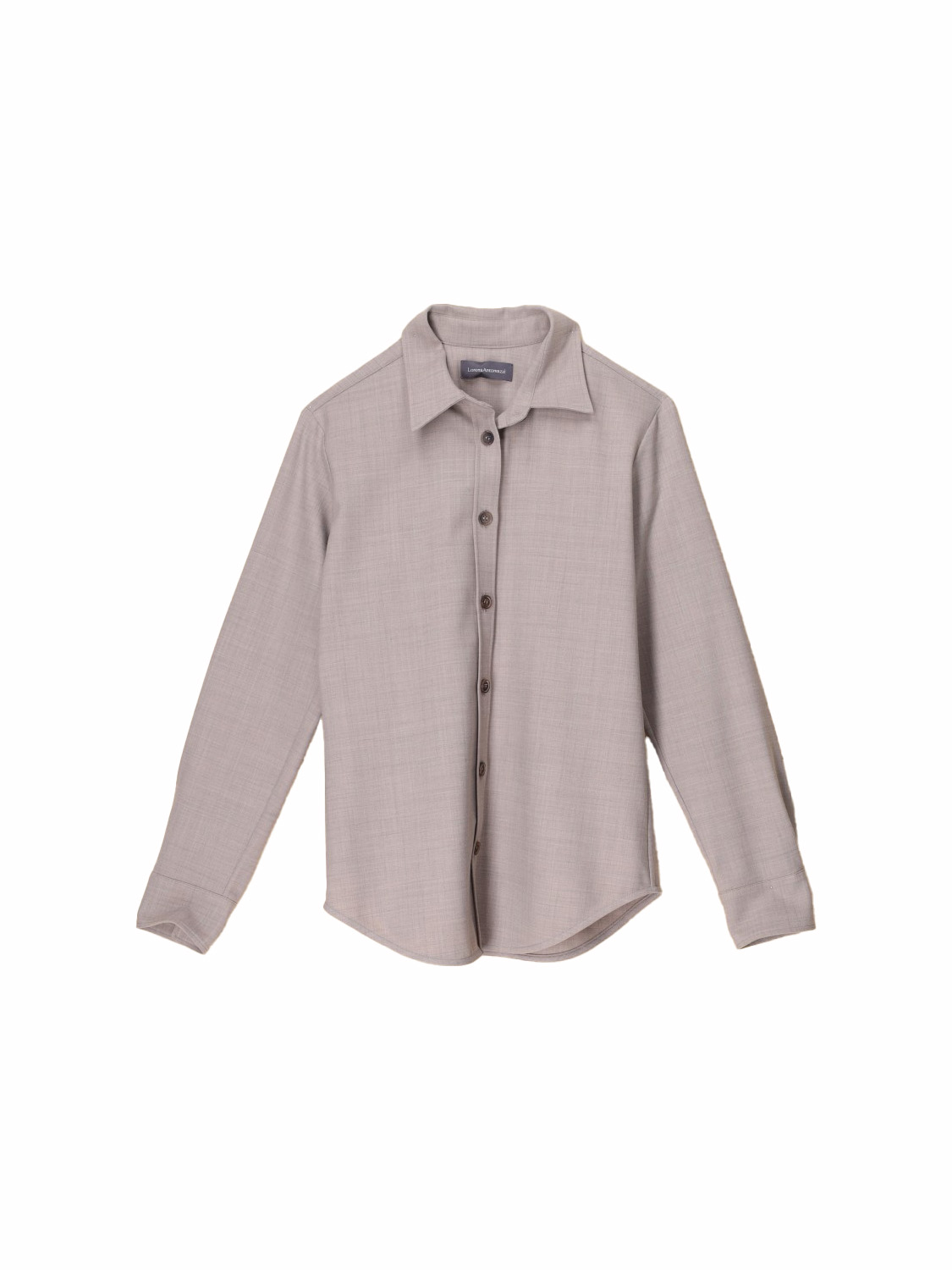 Lorena Antoniazzi Classic shirt with a tailored cut  grey 34