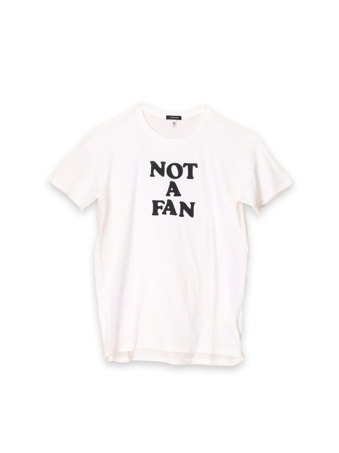 R13 Not A Fan - Shirt aus Baumwolle white XS