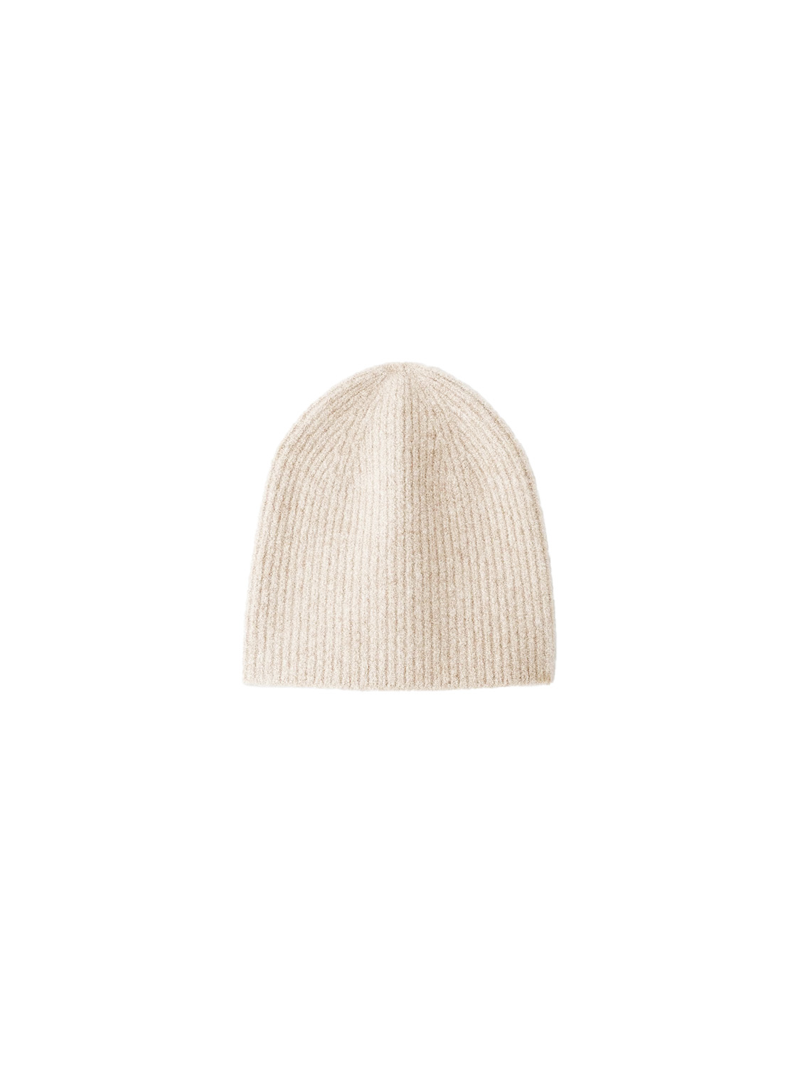 Lisa Yang Beanie – Bouclé Mütze aus Cashmere  creme Taille unique