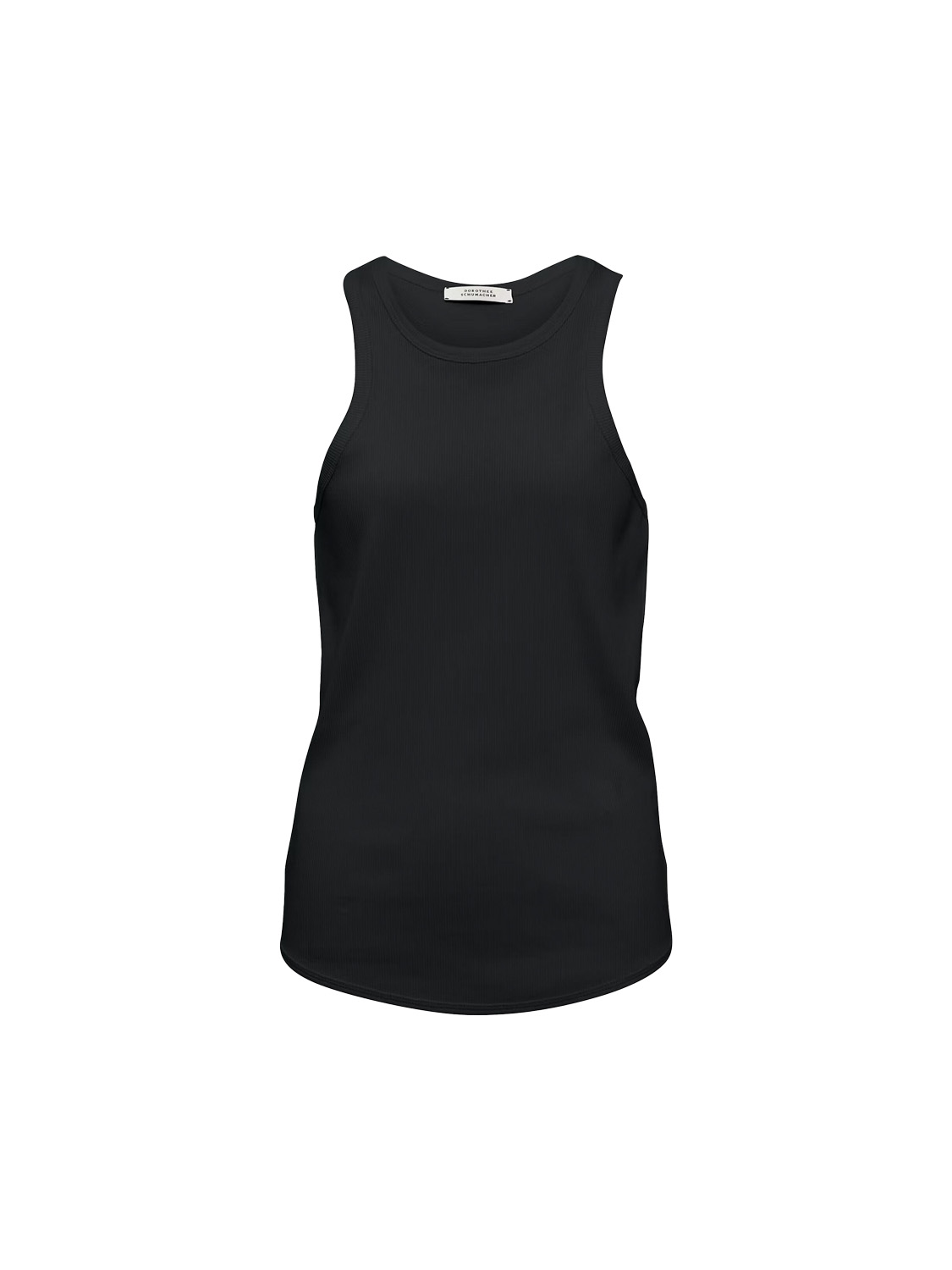 Sporty Coolness - Feinstrick- Tanktop aus Baumwolle