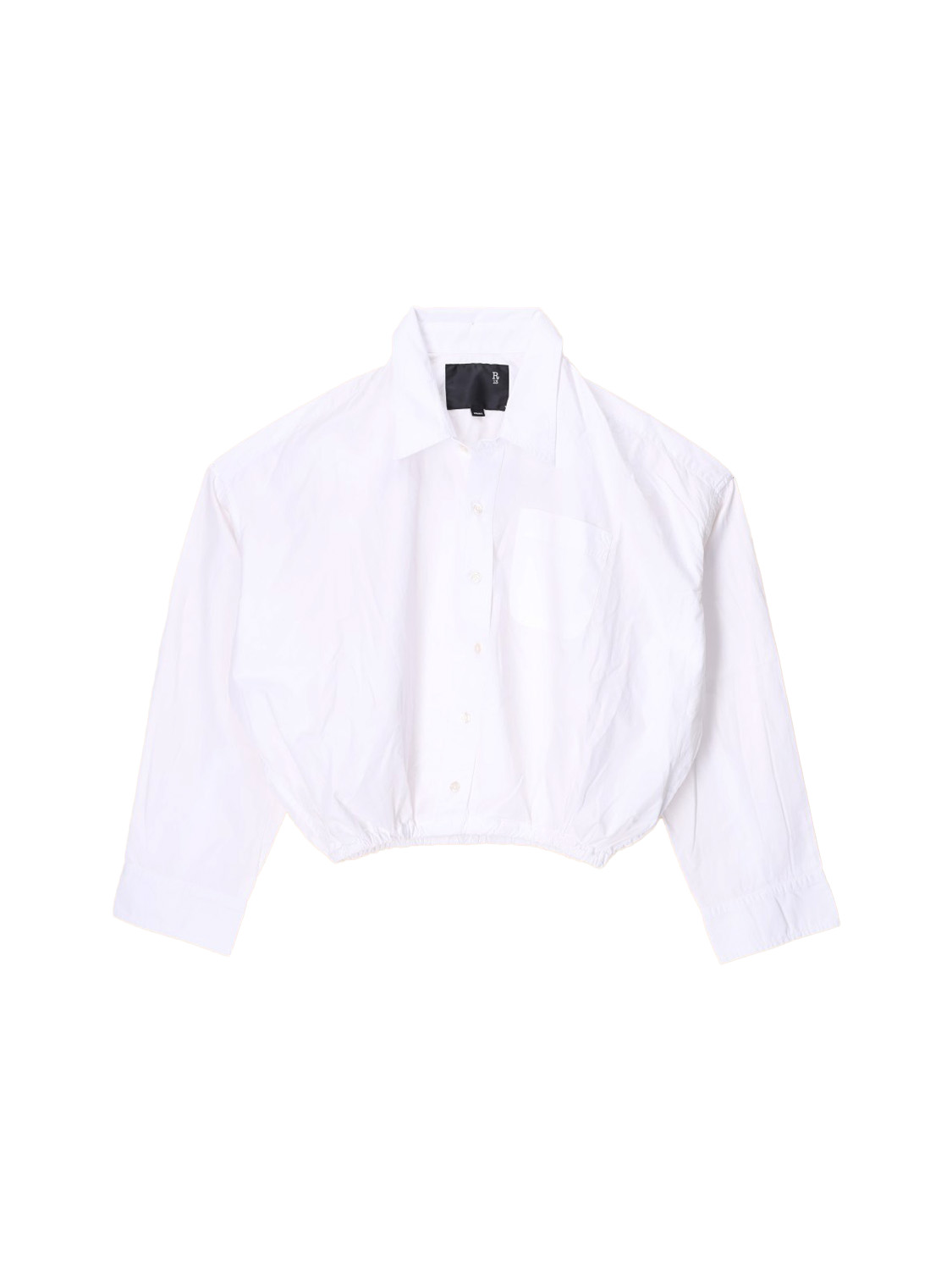 Crossover Bubble – cotton blouse with elastic band 