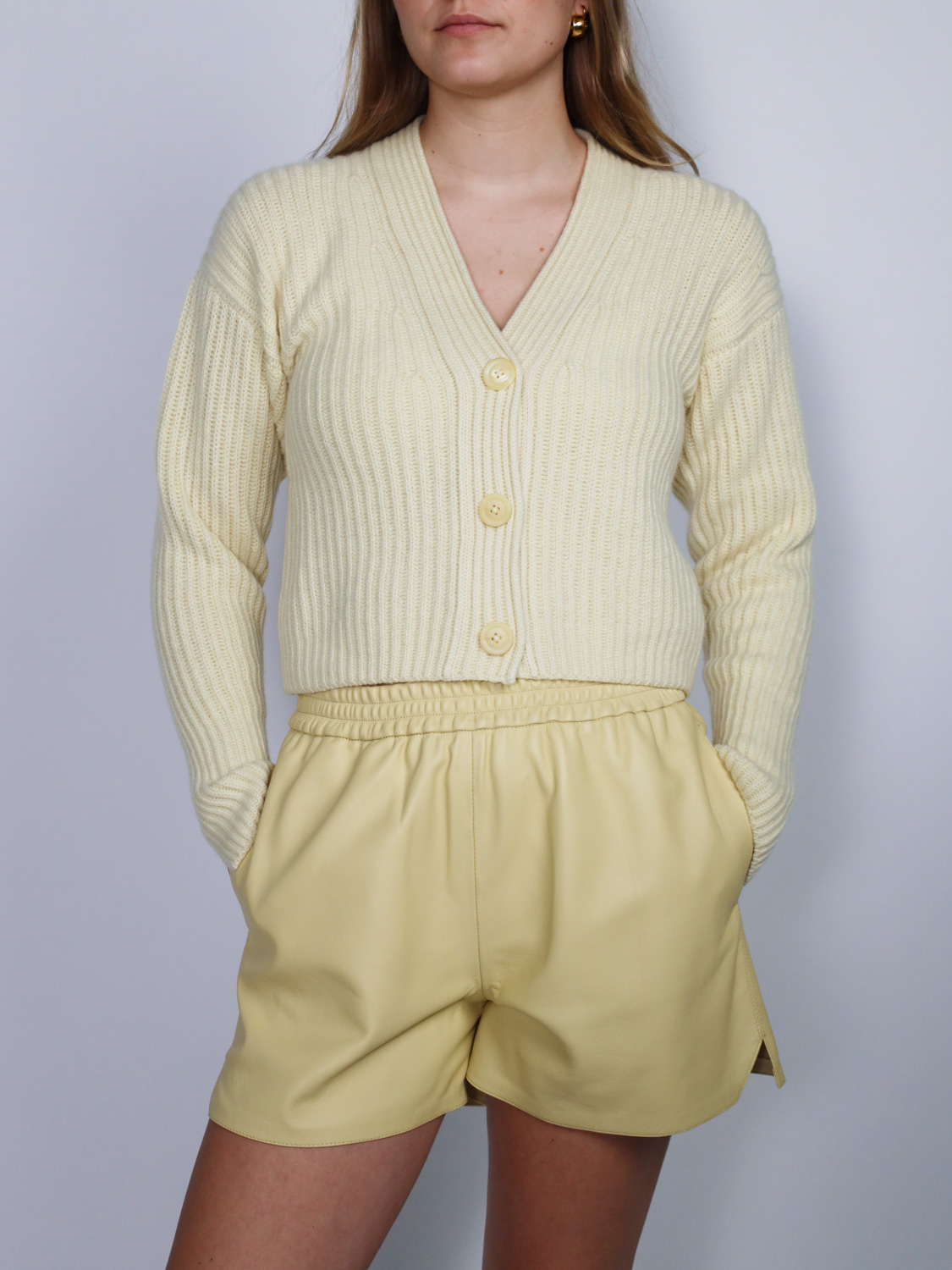 Iris von Arnim Goa – Cashmere Cardigan  yellow S