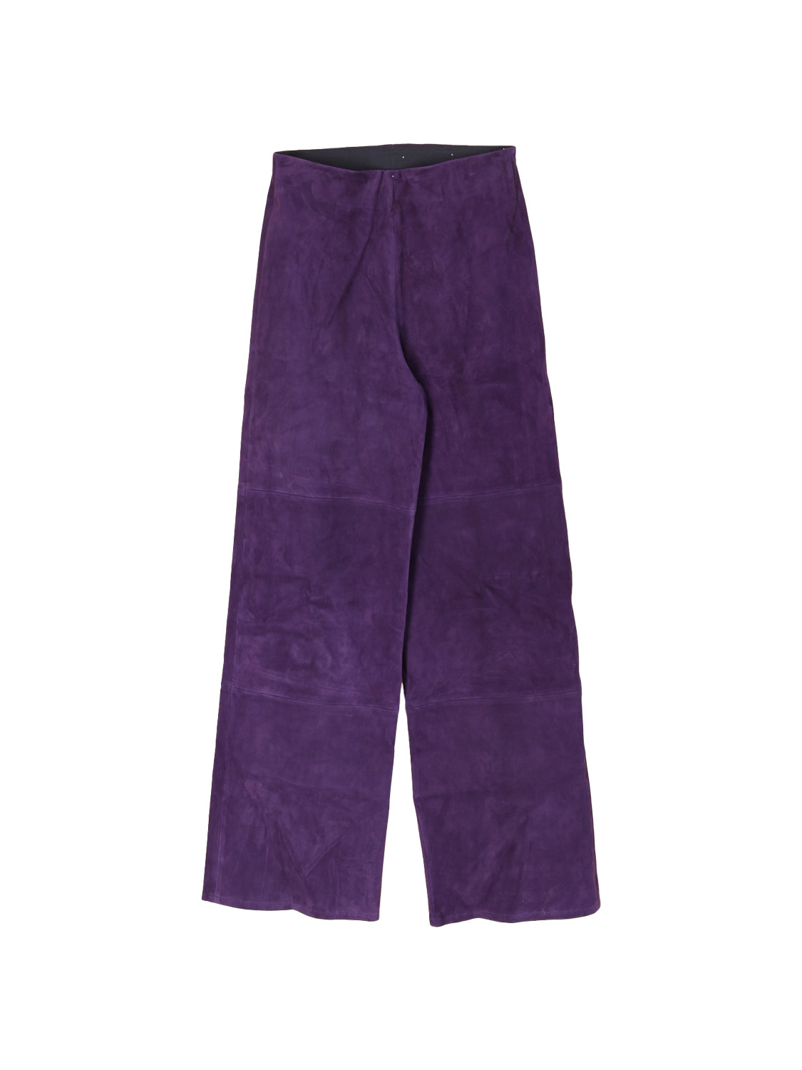 Arma Karina – Wide-Leg-Lederhose   morado 34