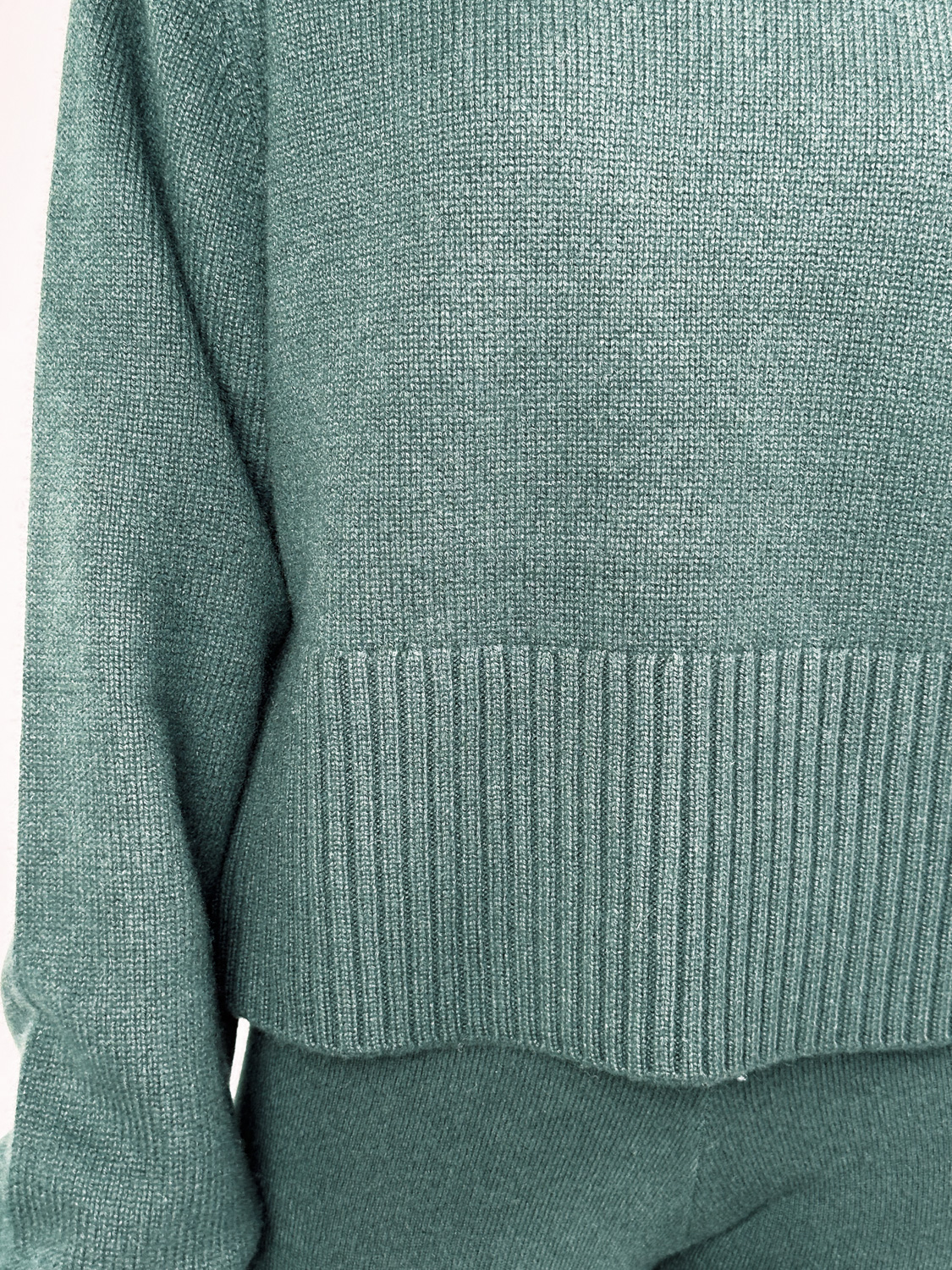 Extreme Cashmere N°256 Judith – Pullover aus Cashmere   verde Taglia unica