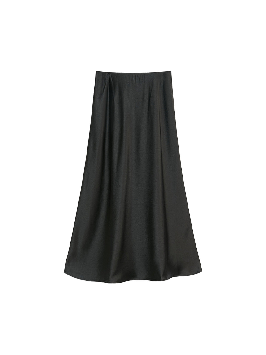 By Malene Birger Boshan - Satin midi skirt   black 38