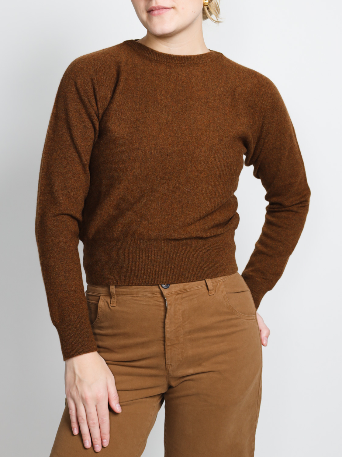 Extreme Cashmere N°382 Belle - Cashmere sweater   brown One Size