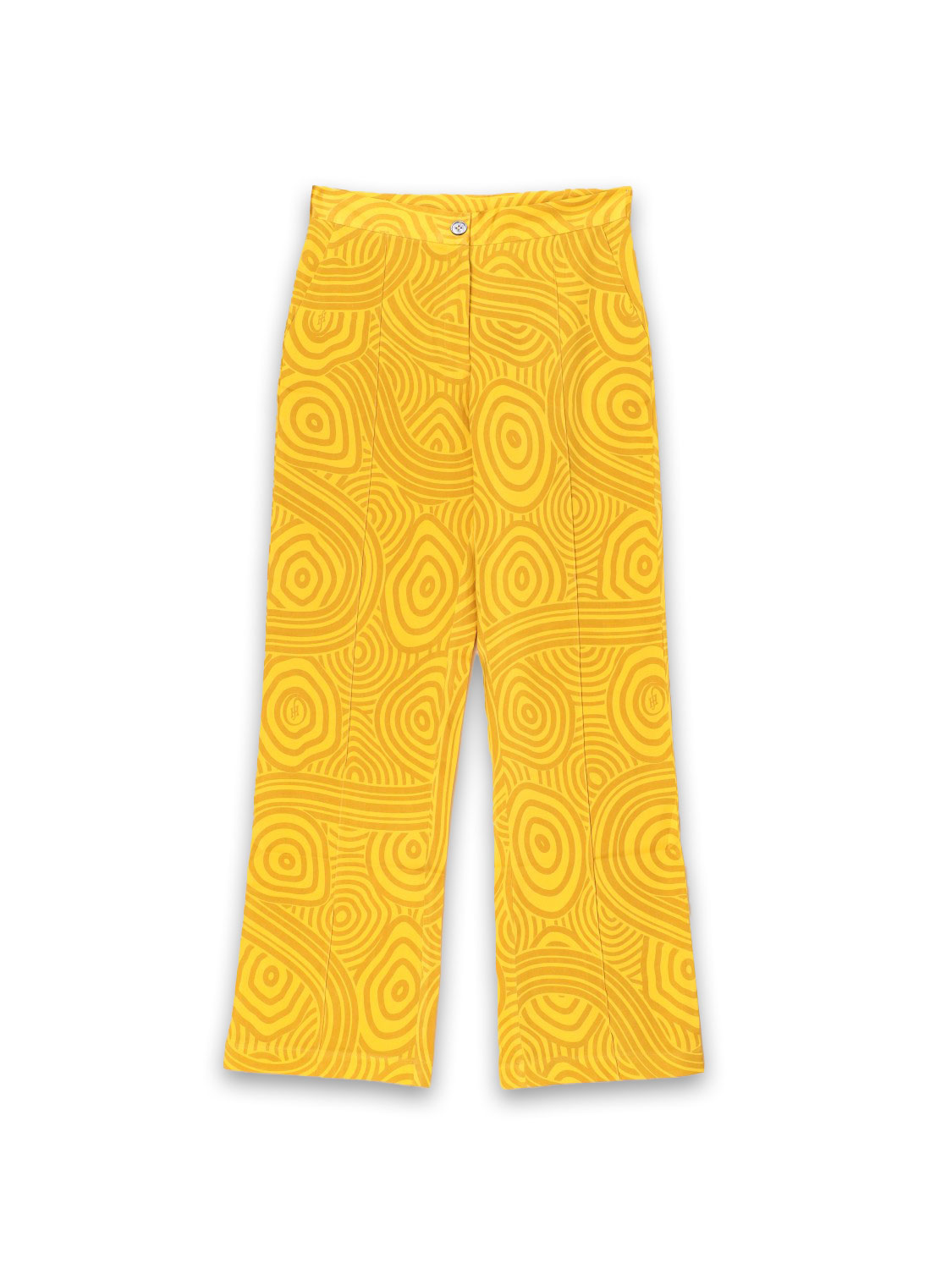 friendly hunting Briana Liquorize Snake – Silk Pants  yellow M