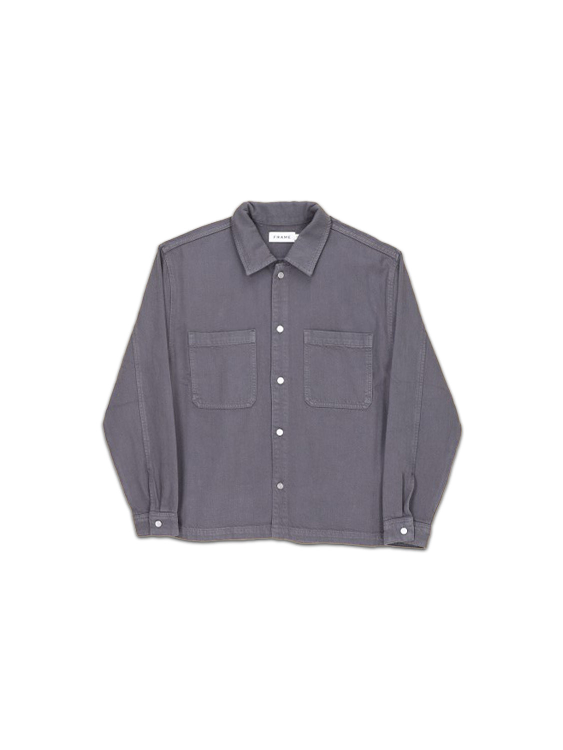 Frame Terry – shirt made from soft cotton  grey S