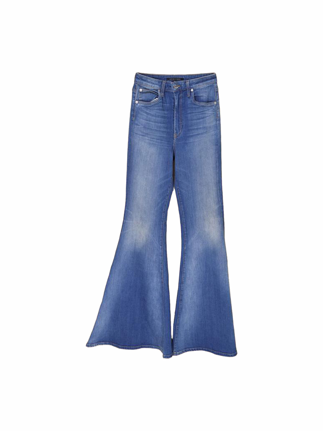 Cout De La Liberte Heidi - Pantalon en jean taille basse avec détails de franges scintillantes blau 26