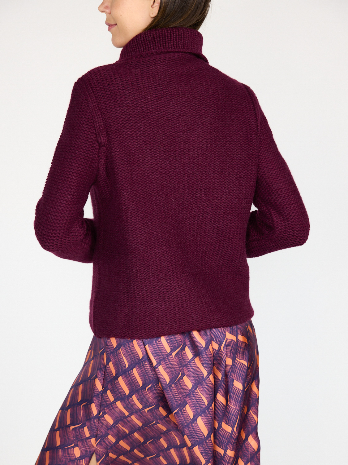 Antonia Zander Madita turtleneck sweater  bordeaux  XS