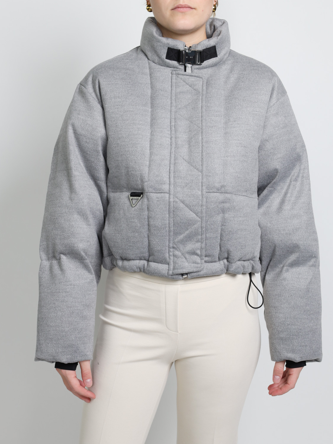 Shoreditch Ski Club Hallie Mae puffer jacket  grey XS