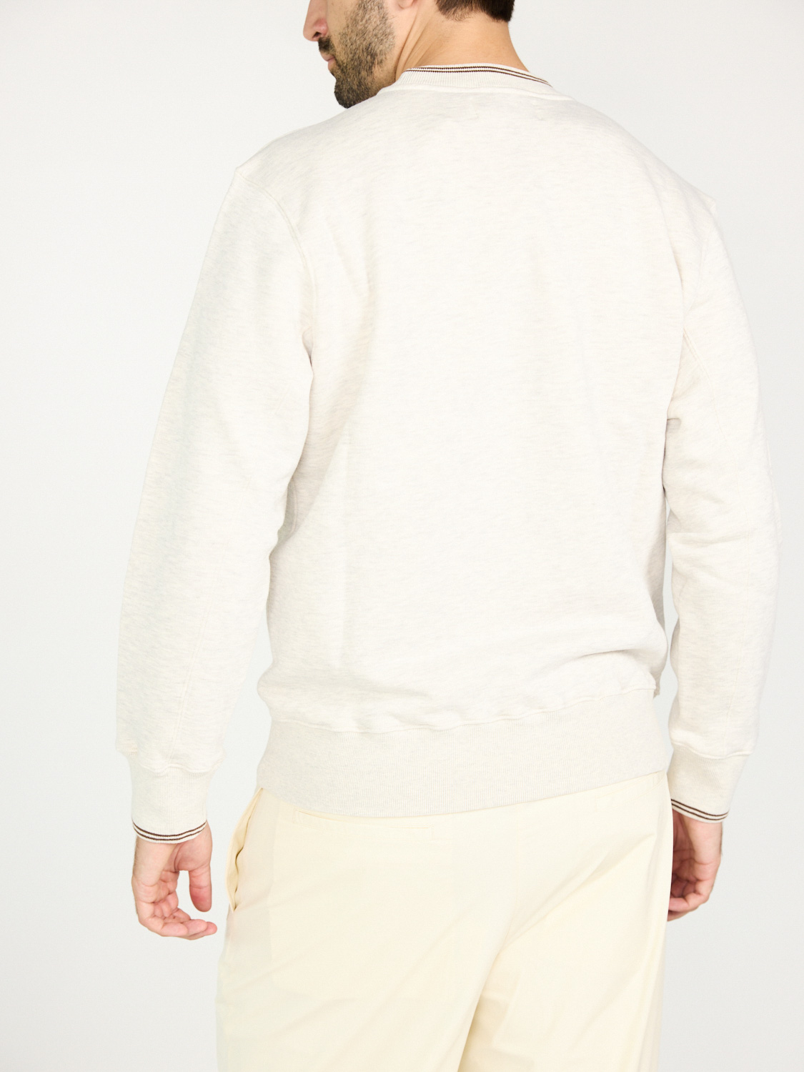 Autry Sweatshirt aus compact jersey blanco M