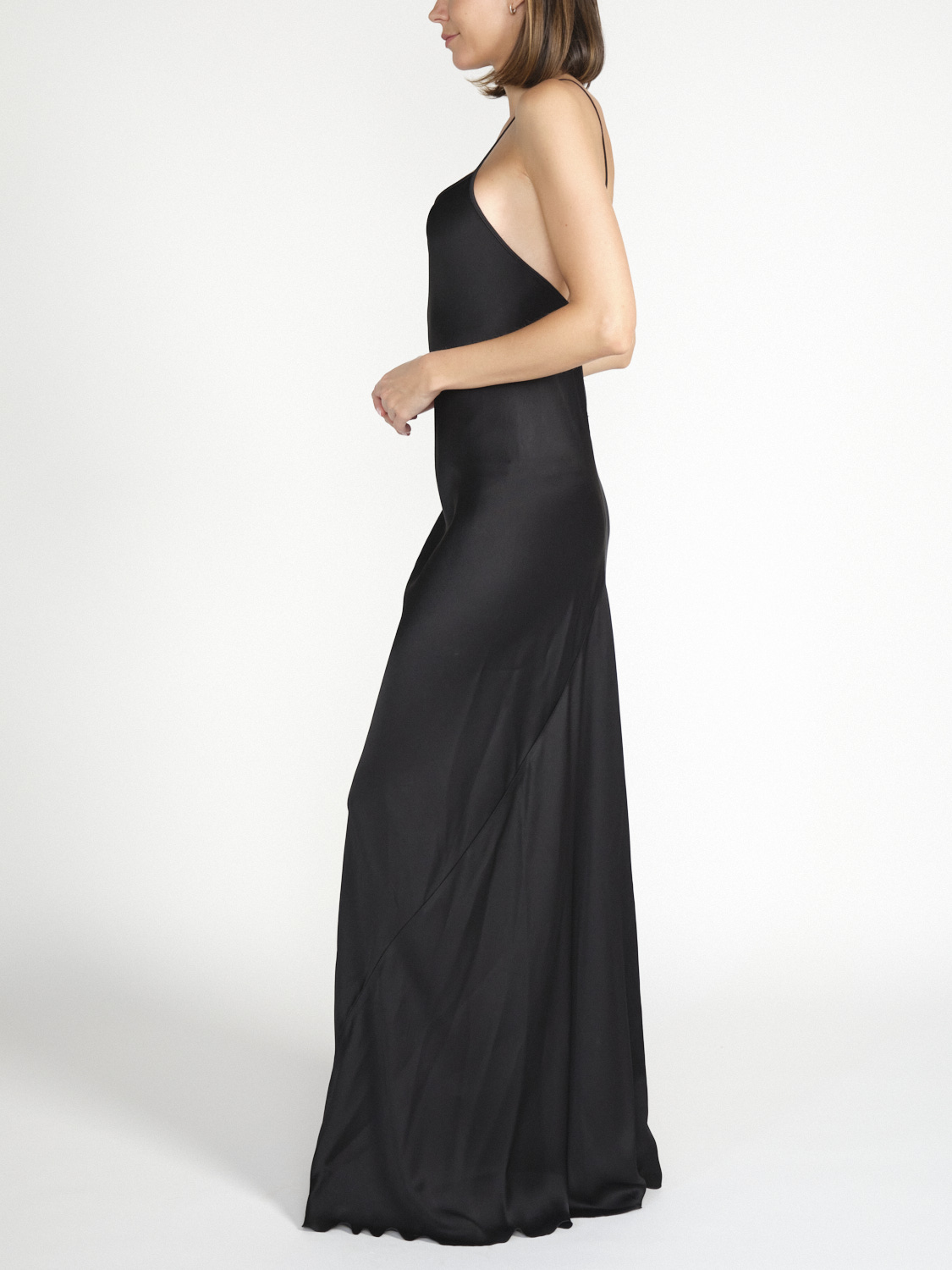 Victoria Beckham Cami – Fließendes Maxikleid negro 36