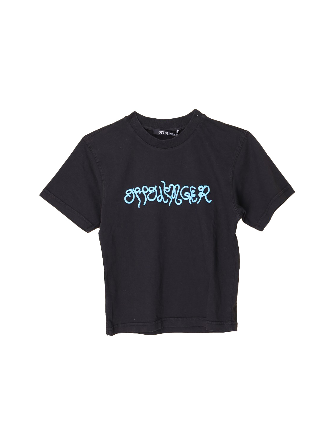 Ottolinger Puffy Logo short jersey t-shirt  black XS