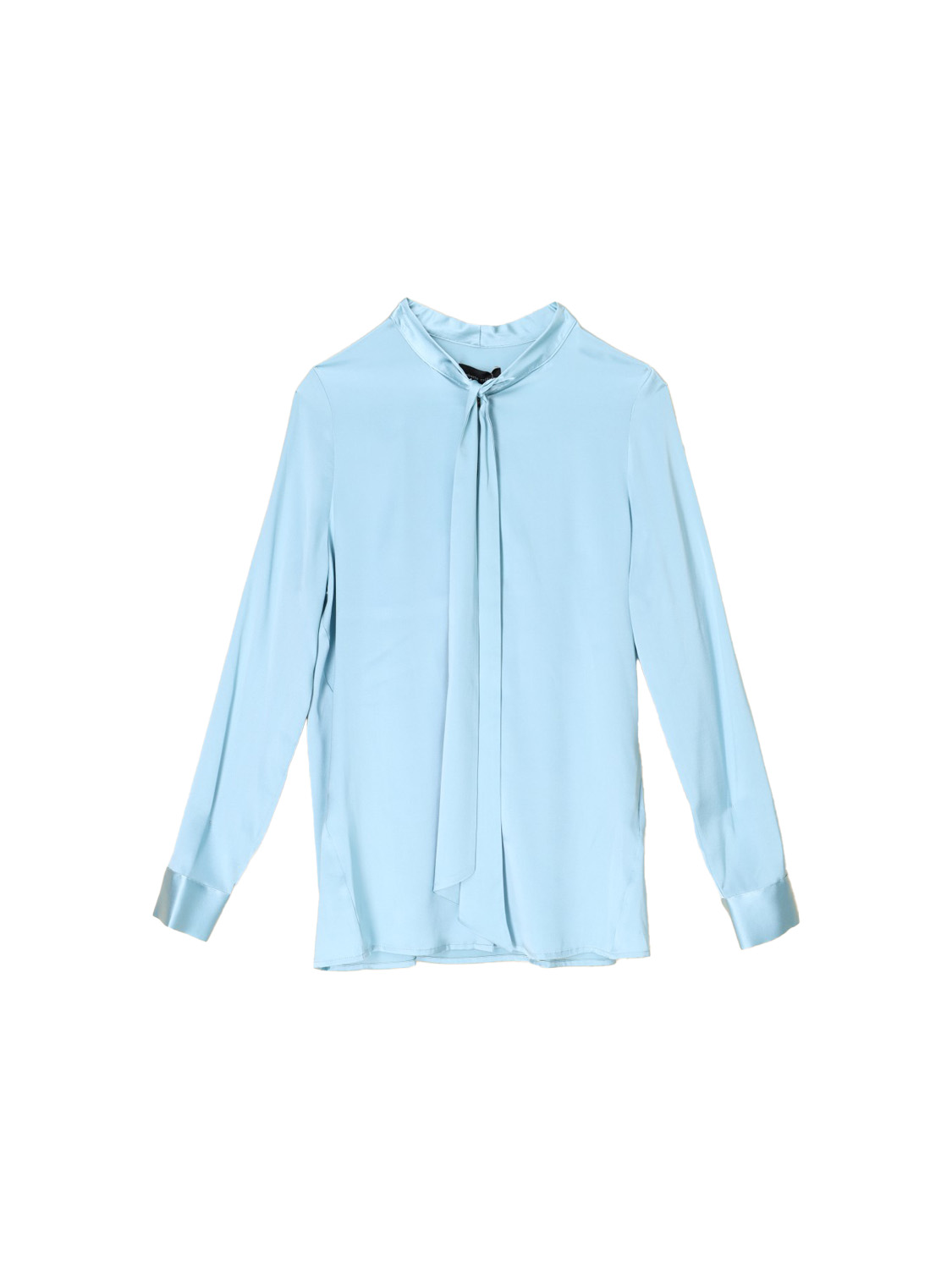 Roberto Collina Camicia Coreana - silk blouse with bow detail  mint XS