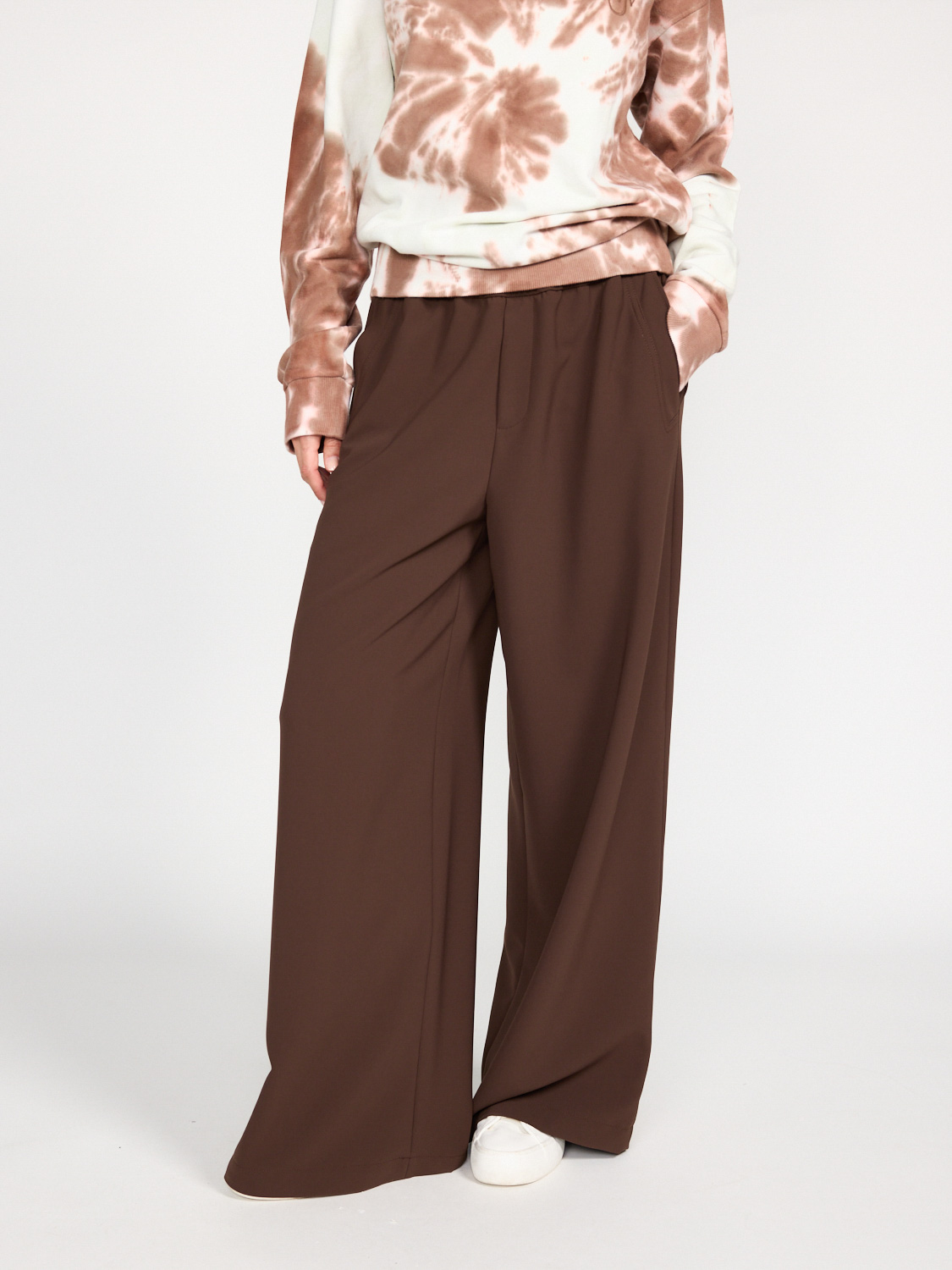 Rossi Judy – Straight wide-leg trousers  brown XS