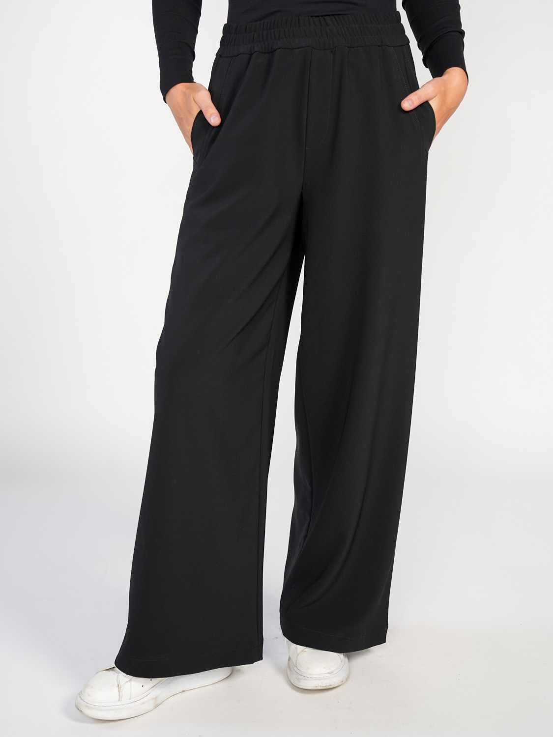 Rossi Judy – Straight wide-leg trousers  black XS