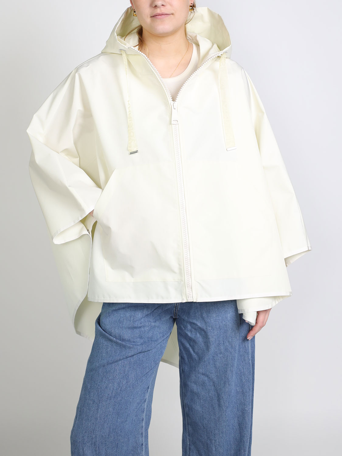 khrisjoy Khris Cape Windbreaker - Cape with hood   creme XS/S