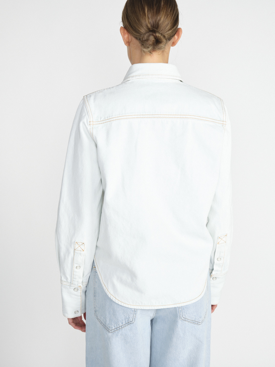 Darkpark Glenn – Denimhemd aus Baumwolle  blanco XS/S