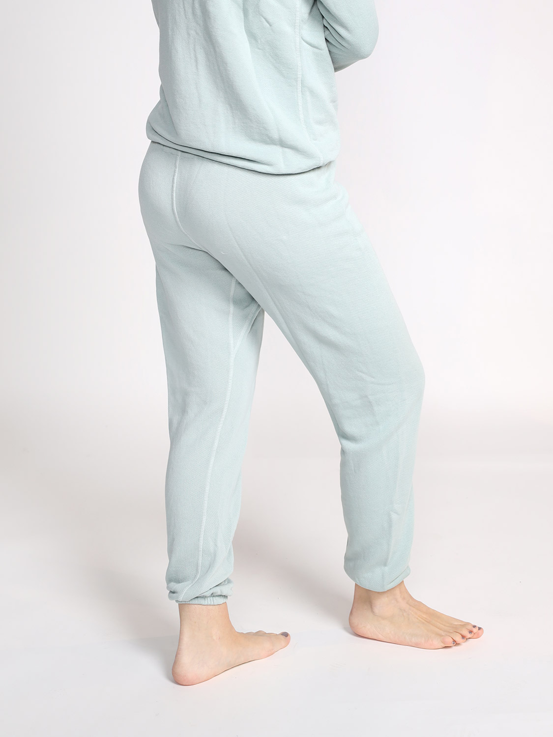 Free City Superfluff - Jogging trousers in cotton blend     hellblau XS