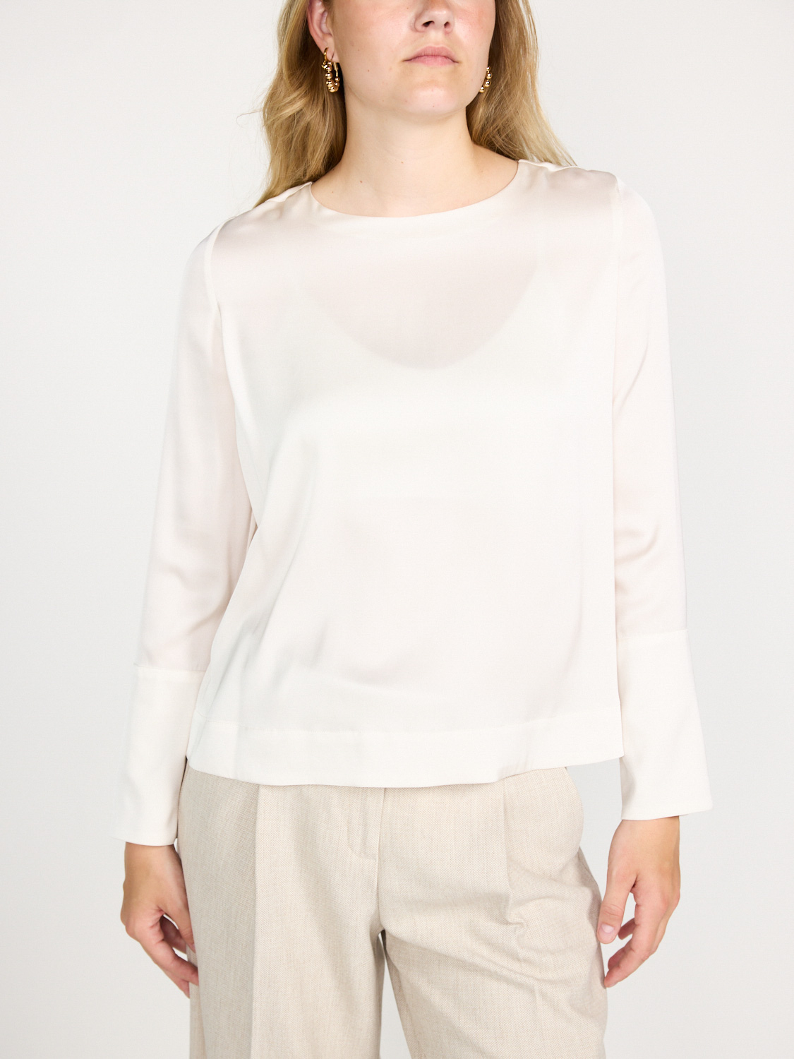 Iris von Arnim Orlando – silk blouse  creme 34