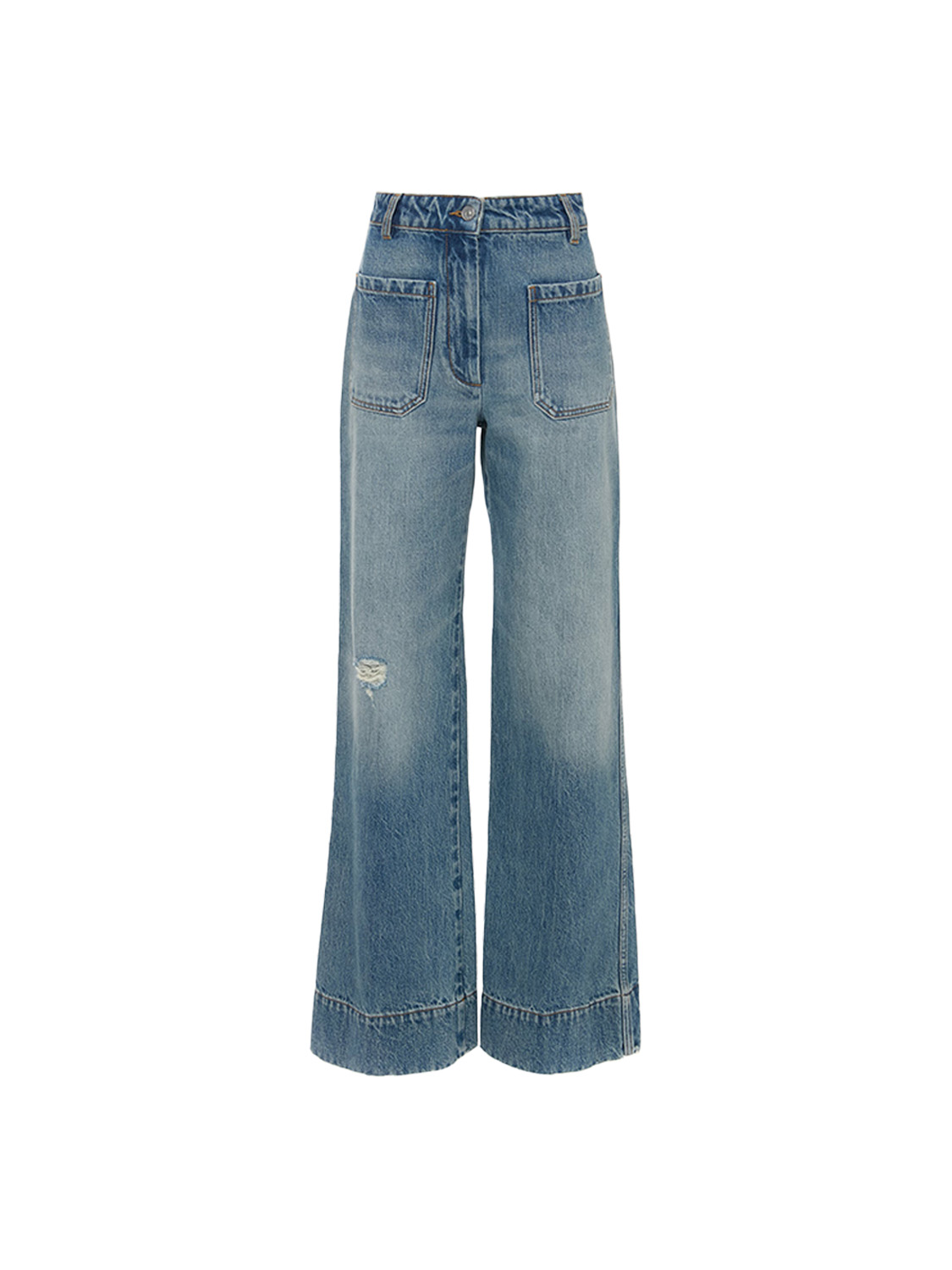 Victoria Beckham Alina wide leg jeans  hellblau 29