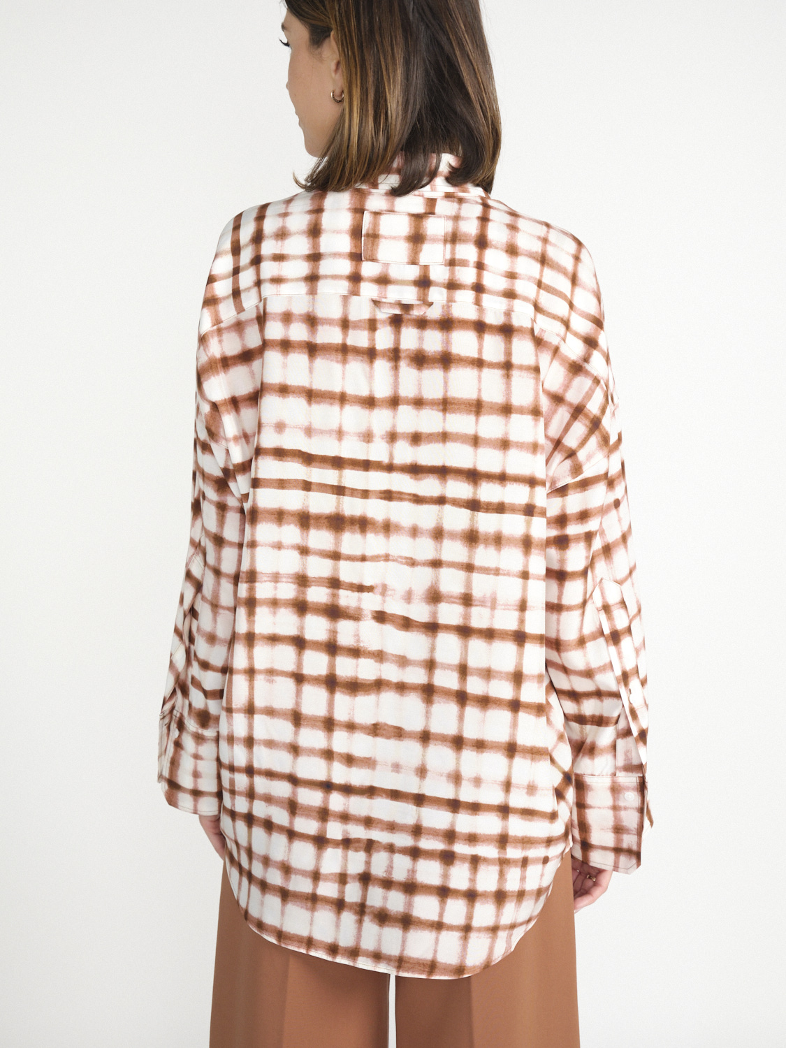 Dorothee Schumacher Checked Statement – ​​checked blouse  brown XS