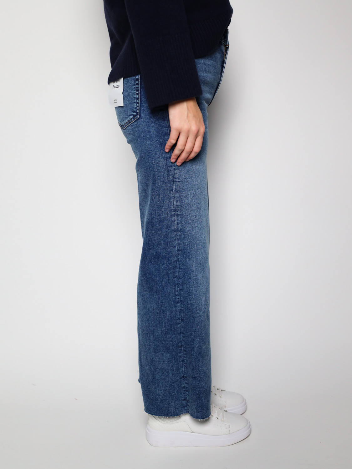 Frame Le Slim Palazzo – wide-leg trousers  blue 29