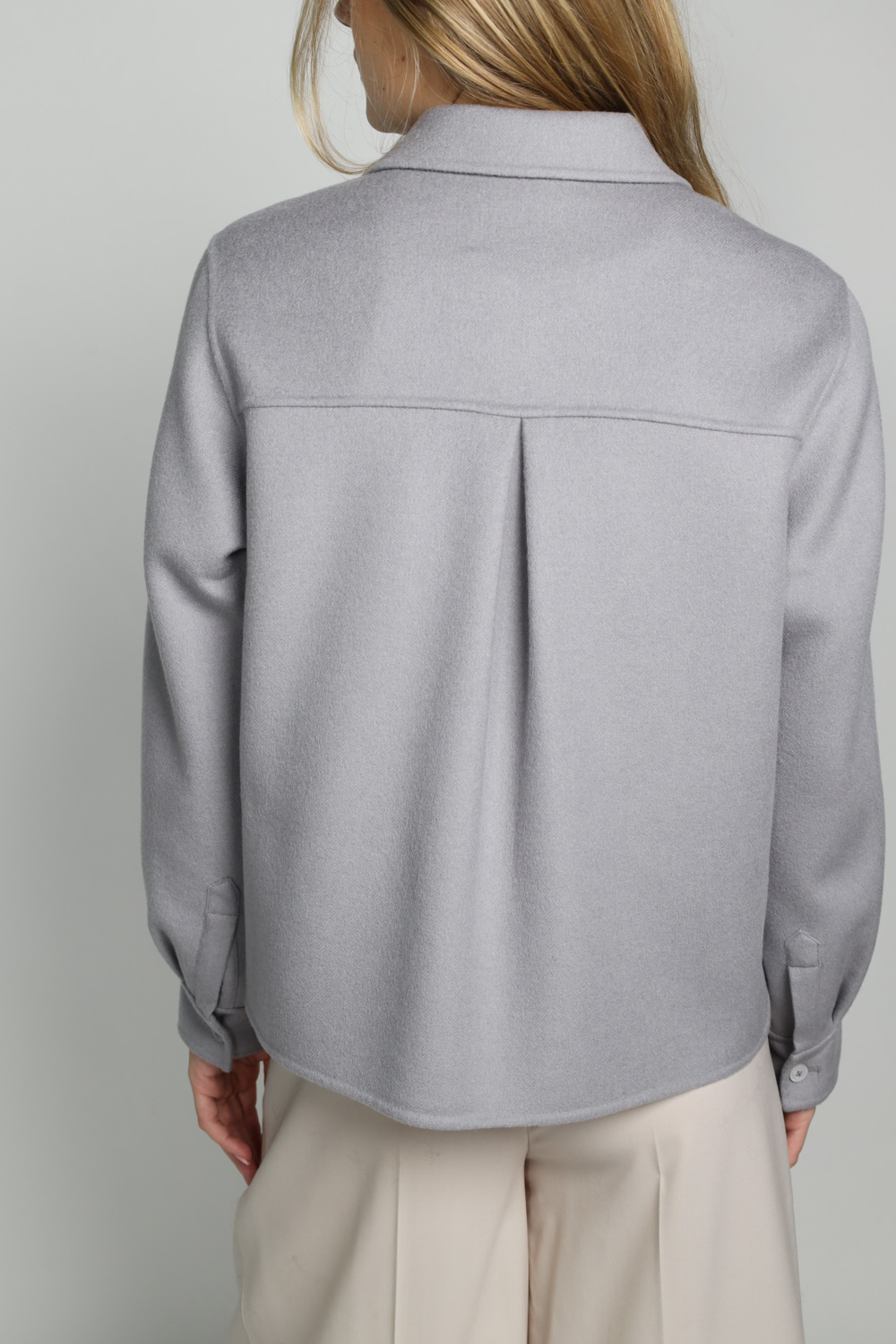 Iris von Arnim Dascha – Doubleface cashmere-wool mix jacket  grey 34