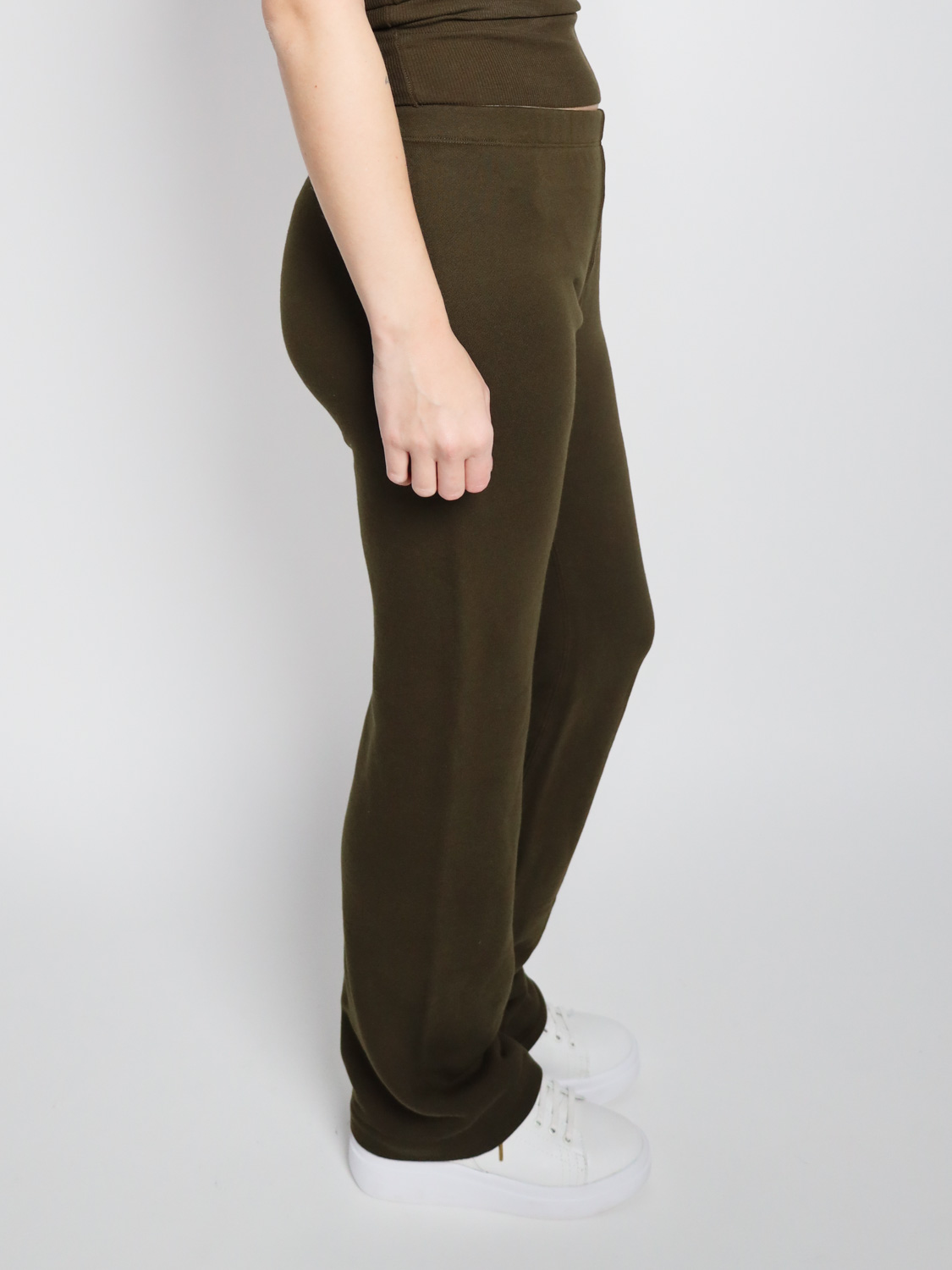 Eterne Straight leg - jogging pants with straight leg   khaki S