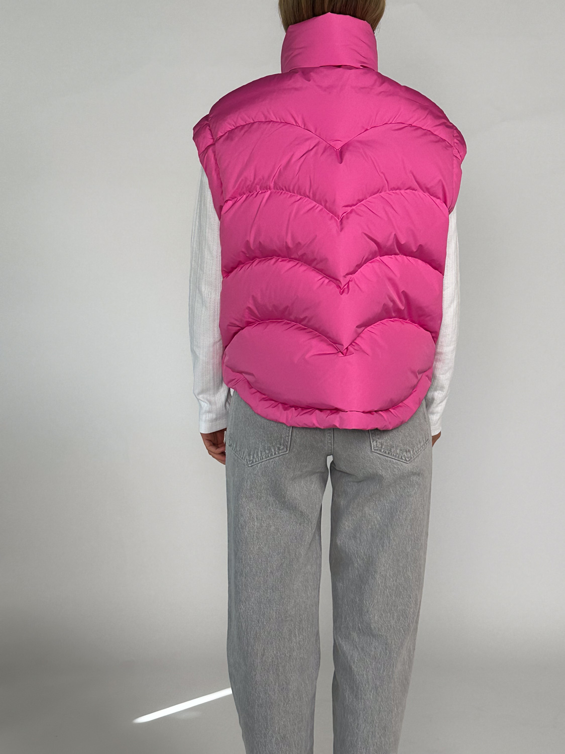 khrisjoy Corazon Vest – Oversized Weste    pink S/M