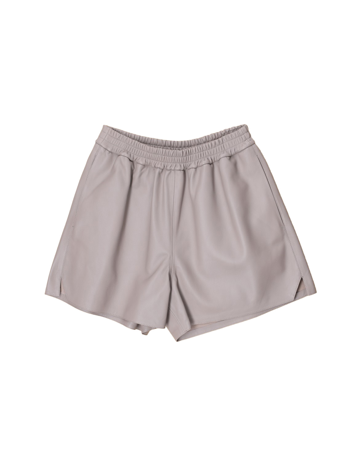 Arma Yulia – leather shorts  taupe 34