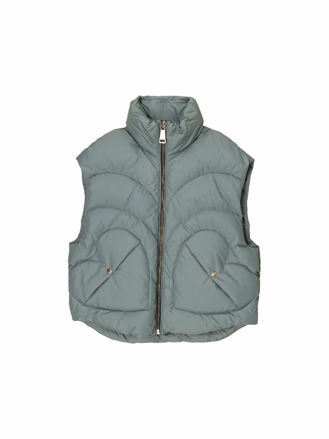 Khrisjoy Corazon Vest – Oversized Weste    caqui XS/S