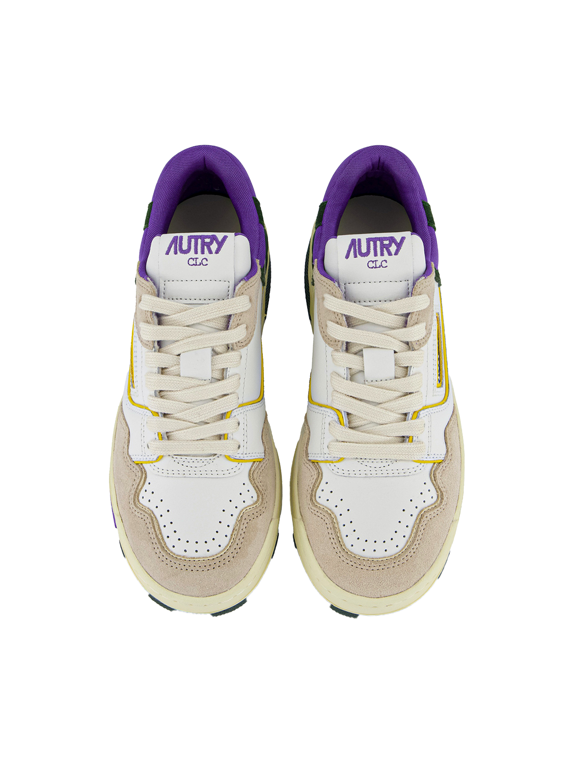 Autry CLC Low – Sneaker aus Leder   viola 40