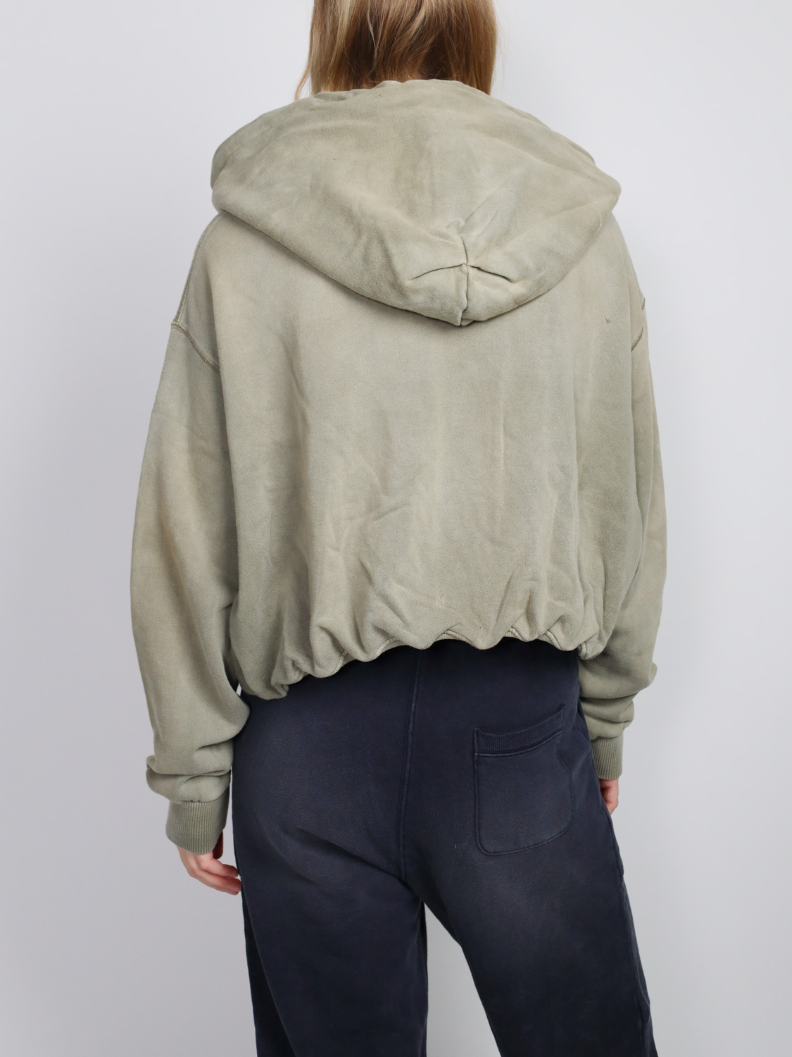 R13 Ballon -  Zip-Up Hoodie  khaki XS